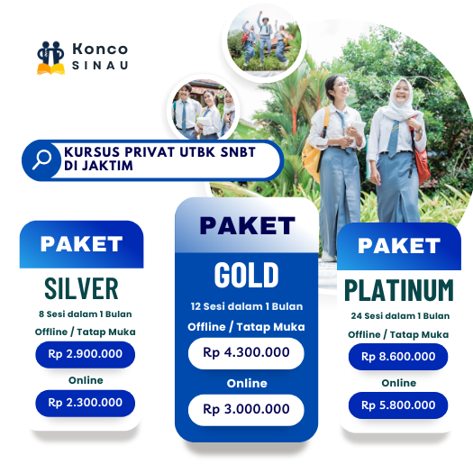 Harga Kursus PrivaT UTBK SNBT di Jakarta Timur (Jaktim)