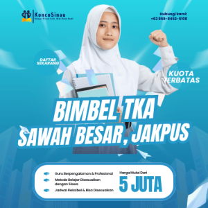 Bimbel TKA di Sawah Besar, Jakarta Pusat