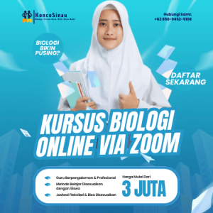 Kursus Biologi Online via Zoom