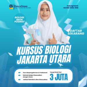 Kursus Biologi di Jakarta Utara untuk SMP dan SMA – Privat Offline & Online dari KoncoSinau.id