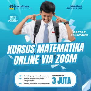 Kursus Matematika Online Via Zoom