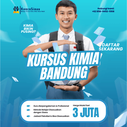 Kursus Kimia di Bandung untuk Siswa SMP & SMA – Program Intensif KoncoSinau.id 1 Kursus Kimia di Bandung