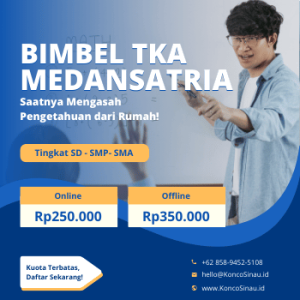 Bimbel TKA di Medansatria, Bekasi