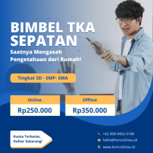 Bimbel TKA di Sepatan, Tangerang 