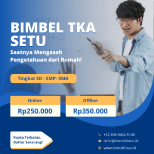 Bimbel TKA di Setu, Tangerang Selatan
