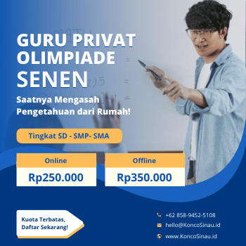 Guru Privat Olimpiade di Senen, Jakarta Pusat: Bimbingan Intensif Persiapan Tes OSN/KSN Bareng KoncoSinau 1 Guru Privat Olimpiade di Senen, Jakarta Pusat