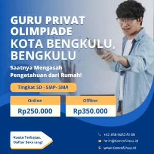 Guru Privat Olimpiade di Kota Bengkulu