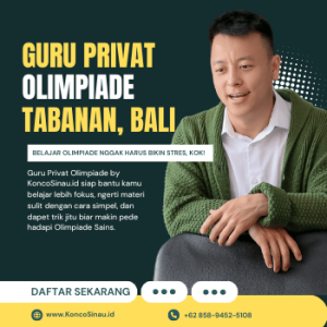 Guru Privat Olimpiade di Tabanan, Bali